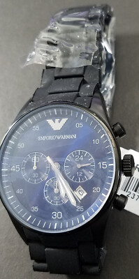 Emporio Armani Sport AR5921 Blue Dial Men's Brand New Watch - Main Image