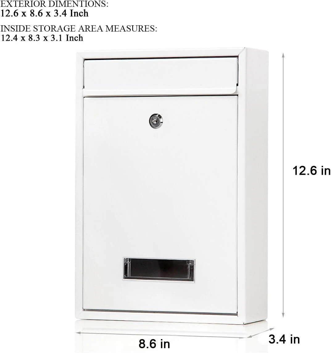 BUZON EXTERIOR MODELO 4 AMIG Color Blanco