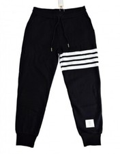 Thom Browne Navy Blue Classic Engineered Loopback 4 Bar Sweatpants Size 3 M 