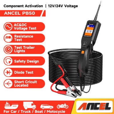 PowerScan PB50 Electrical Car Power Tester 12V-24V Auto-Diagnosegerät AVOmeter