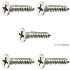 Phillips Flat Head Sheet Metal Screw 316 Stainless Steels #10X1-1/4'' Qty 25