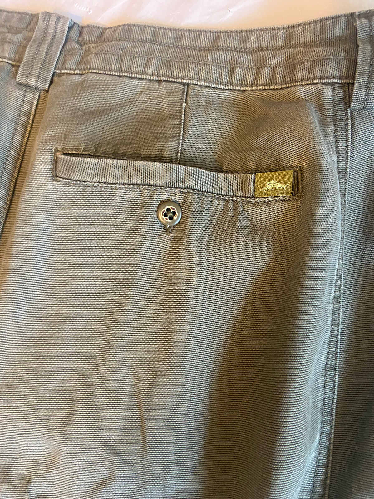 Men's Tommy Bahama Green Distressed Relax Denim Short… Gem