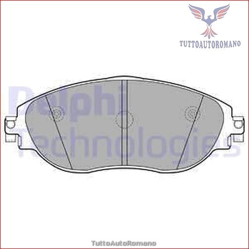 LP2250 Kit pastiglie pattini freno Delphi Anteriore per SEAT ALHAMBRA SKODA OCT