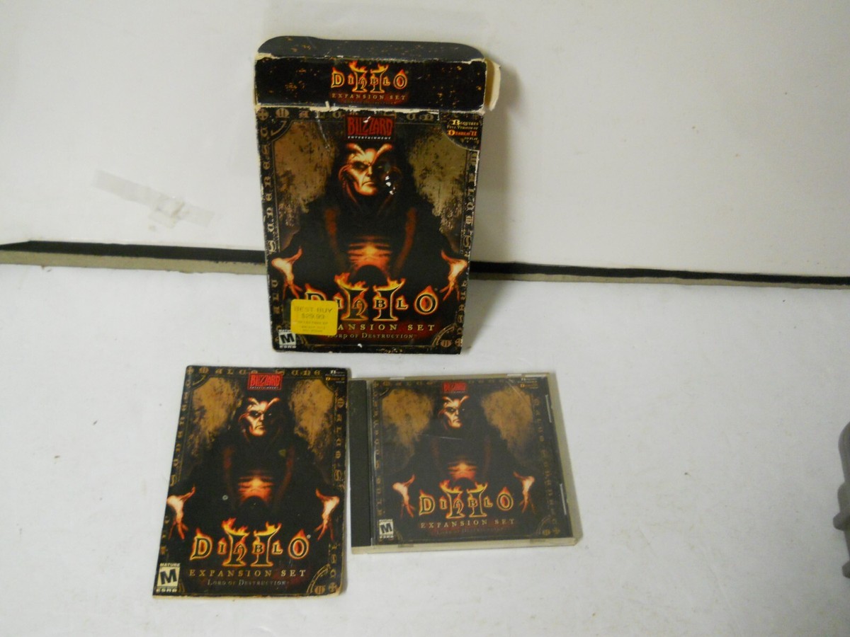 Diablo II Lord of Destruction Expansion Set CD-ROM PC Video Game