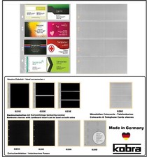 10 Cobra G28E Replacement Sheets Insert Sheets Business Cards
