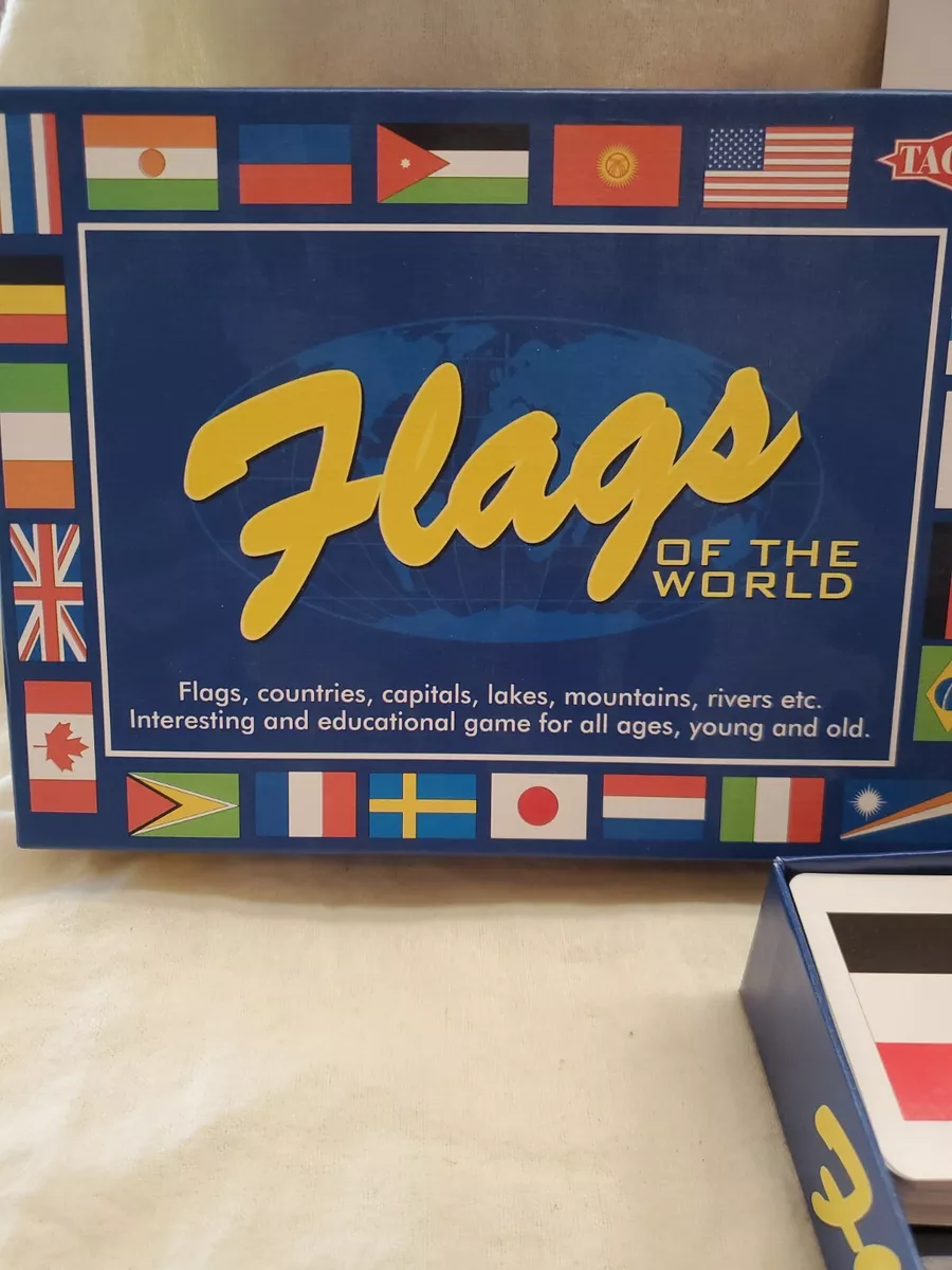 Tactic Flags of The World Family Card Game - Educational & Fun - Play &  Learn About Flags, Nations & Geography