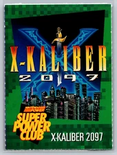 X-Kaliber 2097 Nintendo Super Power Club Magazine Card #122 Perforated