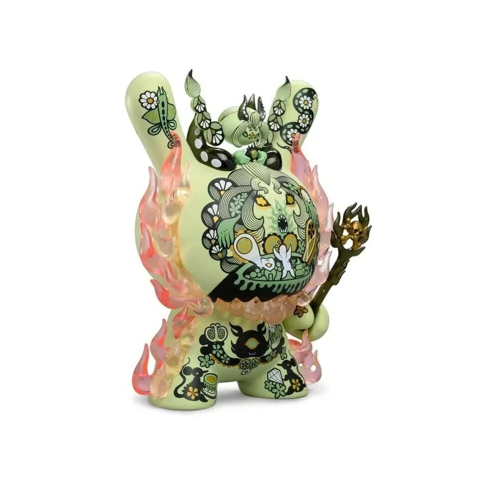 Kidrobot Junko Mizuno La Flamme 8inch Dunny Green Version - Image 2 of 3