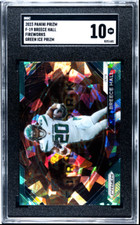 2023 Breece Hall Prizm Fireworks Green Ice Prizm #F-19 SGC 10 Gem Mint 💎!! Jets