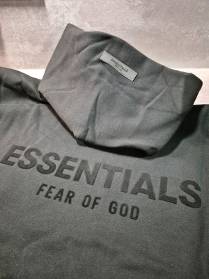 Authentic ESSENTIALS Hoodie, Pullover   Black, Size M & L, Premium Fabric