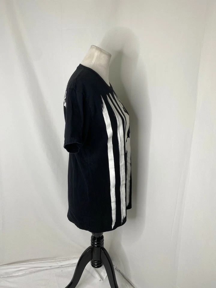 Men's Small Shirt Steadfast Brand Black and White Short Sleeve Crewneck - Image 4 of 4