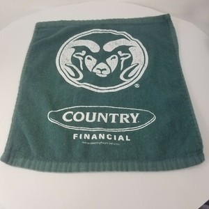 Colorado Rams Bowling Towel Colorado State University Green