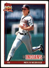 Mitch Webster #762 1991 Topps
