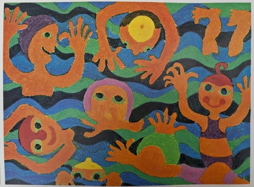 Swimming, by Carmen Müller, 16 years, Italy, internal competition sport with us