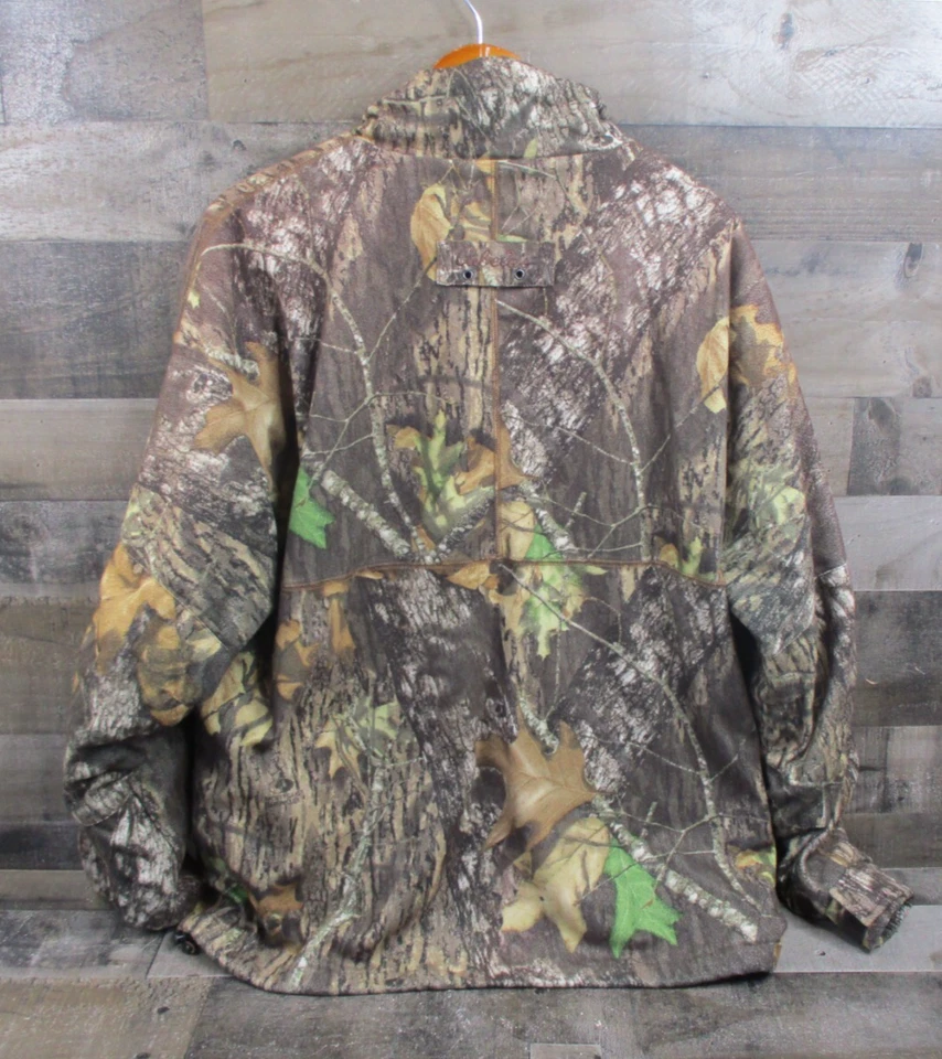 Cabelas Hunting Jacket Mens Large Mossy Oak Break Up Scent Lok Dry Plus Full Zip - Image 3 of 4