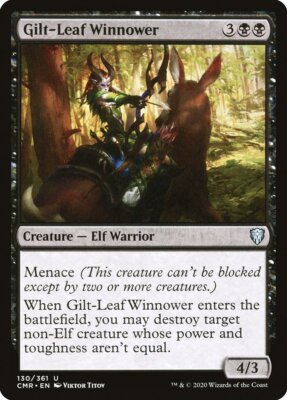 Gilt-Leaf Winnower 130 U Commander Legends CMR Foil