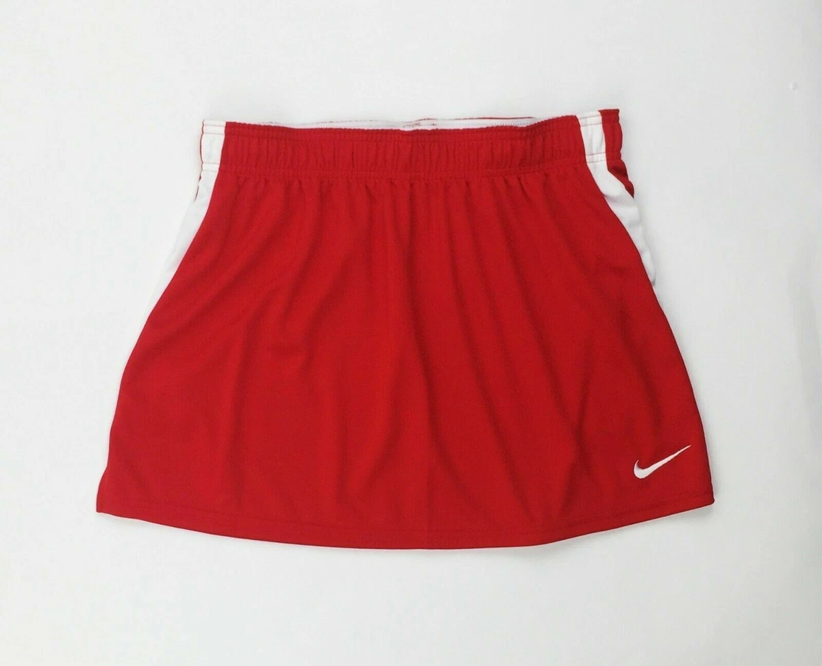 red nike skirt