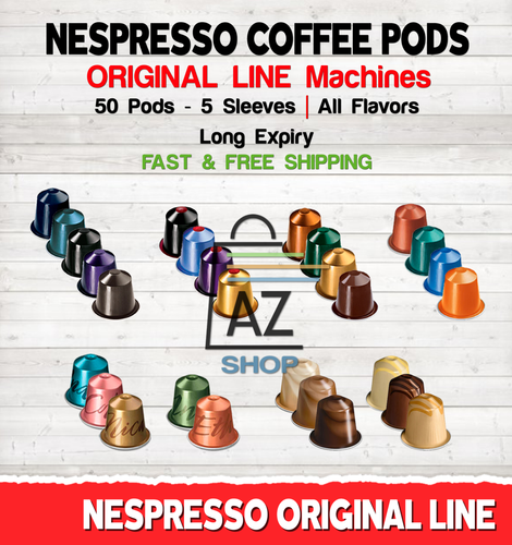 Nespresso Coffee 50 Pods Capsules 5 