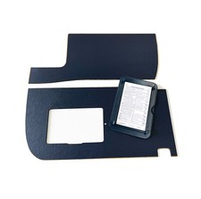 Satz Fussraum Verkleidungen BLAU Sicherungsdeckel Mercedes SL SLC W107 R107 NEU