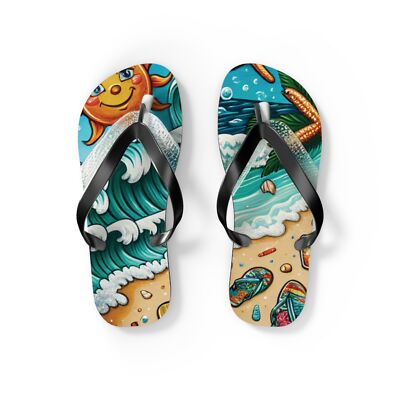 Summer Beach Flip Flops | Vibrant Colors | Non-Slip EVA Sole | All Sizes