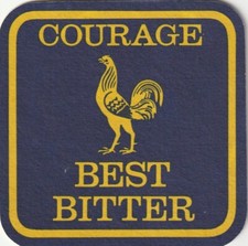 BEER MAT - COURAGE BREWERY - BEST BITTER - (Cat 118) - (1979)