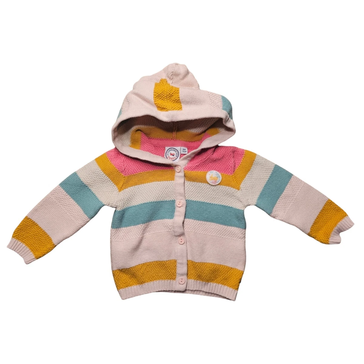 Veste Légère Fille La Compagnie Des Petits 5 Ans - Lin Et Coton Gris Perle Avec Capuche - Occasion Très Bon état