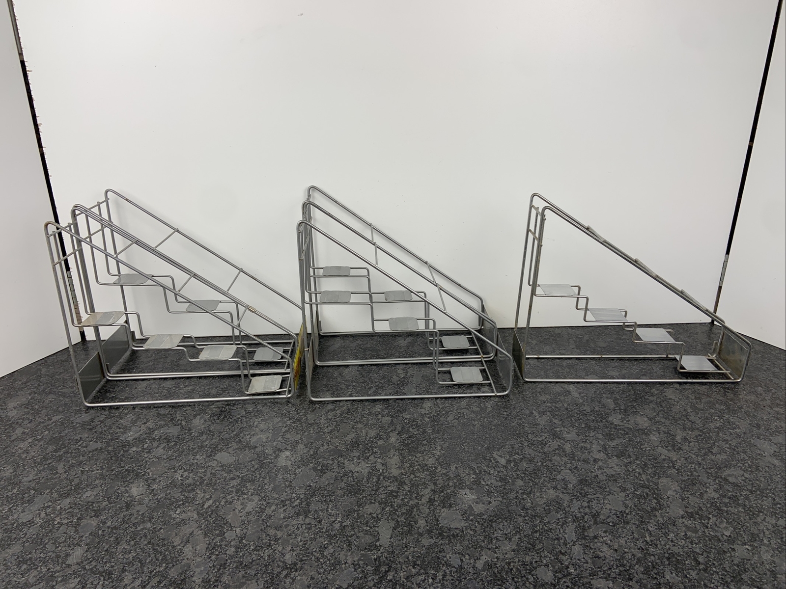 Lot of 5 Vintage Slim Jim Metal Retail Store Point of Sale Display Racks