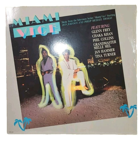 MIAMI VICE SOUNDTRACK ALBUM LP MCA RECORDS GLENN FREY, CHAKA KHAN