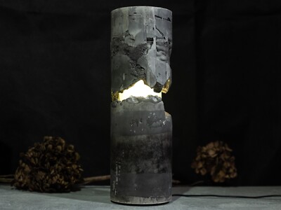 Concrete Table Lamp, Art-Object, Industrial Lamp, Designer lamp, Home decor