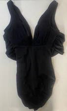 Speigel Black One Piece Swimsuit New With Tags 