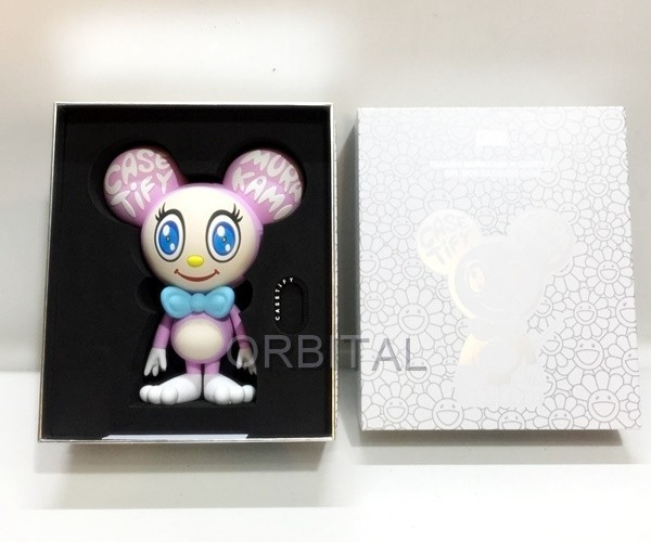 CASETiFY x Murakami Takashi Mr. Dob Pink Earphone Case Stand Used