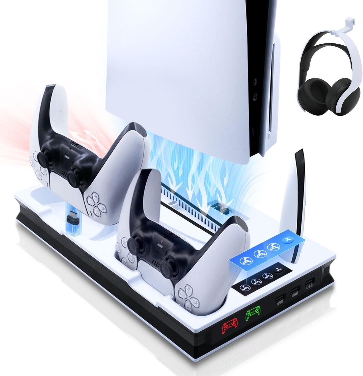Supporto Verticale di Raffreddamento per PS5/PS5 Pro/PS5 Slim Stazione