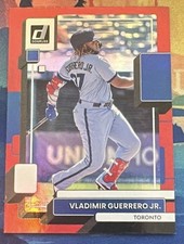 2022 Panini Donruss - Variation Vladimir Guerrero Jr. #113 Holo Red One Hand On