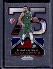 2021-22 Panini Prizm Luka Doncic NBA 75th Logo Retail #12 Mavericks