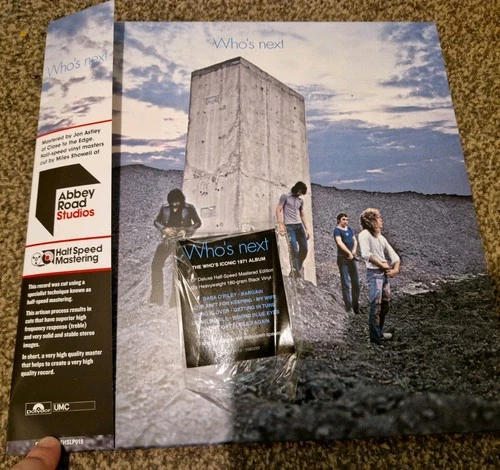 The Who Who's Next 12" Vinyl LP 180g Half speed Re-Master Deluxe 2023