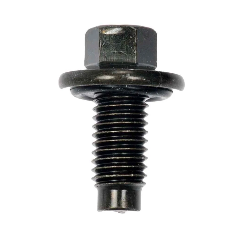 For Cadillac XLR 2004-2006 Oil Drain Plug | Steel Material | Black Gasket O-Ring - Image 2 of 4
