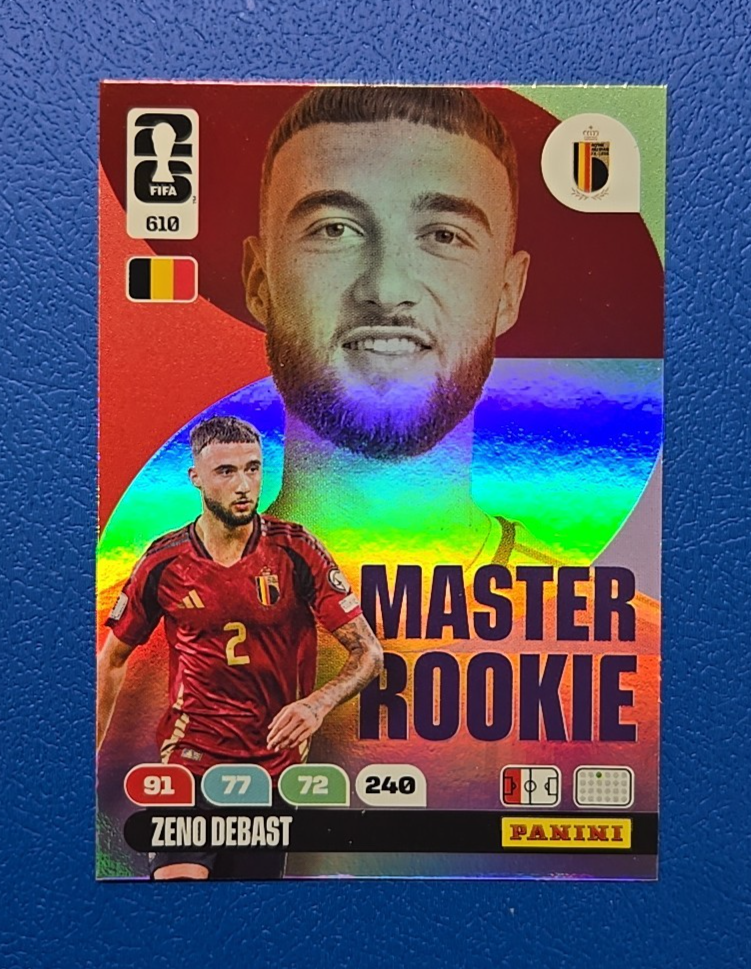 Zeno Debast - Belgium - Panini World Cup 2026 Adrenalyn XL Master