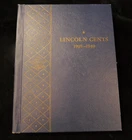 1909-1940 Lincoln Wheat Cent Partial Set in Whittman Album