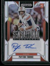 2025 Panini Prizm Draft Picks Payton Thorne Sensational Signatures Silver