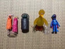 Super7 Sesame Street Figures Chase Big Bird Yip Yip Glitter Oscar Grover RARE