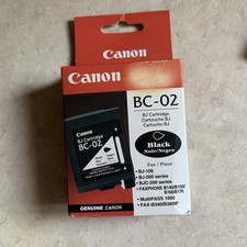Canon Printer Black Ink NEW BJ Cartridge BC-02 BJ-100 BJ-200 BJC-200 FAXPHONE