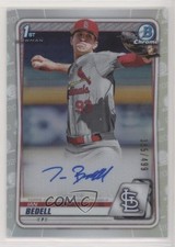 2020 Bowman Draft Chrome Picks Refractor 385/499 Ian Bedell #CDA-IB Auto 1kk