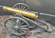 Civil War Cannon Brass Cast Iron 1/32 Model 6.5"