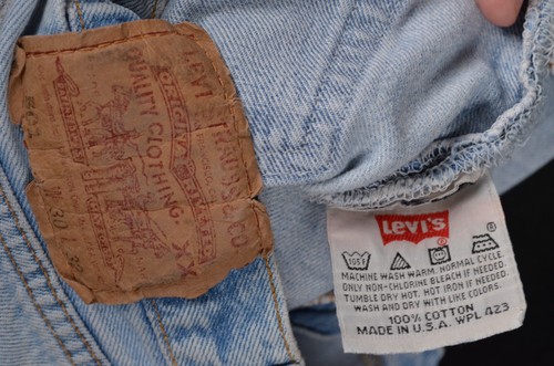 Vintage 90s 501 Levis Denim Jeans 30x32 Distressed Made USA (actual size 29x31) - Bild 3 von 17