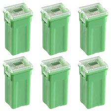 ALLECIN 40A Square Auto Fuses 40AMP Tall Standard Profile Box Shaped Automoti...