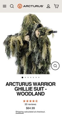Arcturus Ult Mod1 Ultra-Lite Ghille Suit Men's XL