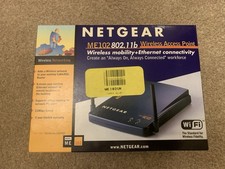 Netgear Me102 802 11b Access Point with Power Adapter and Ethernet Port Boxed