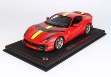 BBR Ferrari 812 Competizione 2021 Rosso Corsa 322 Scale with Display Case
