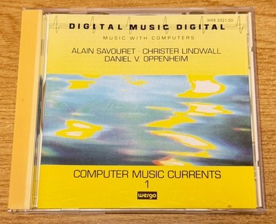 Various   Computer Music Currents 1 (1989 Wergo) CD WER 2021-50