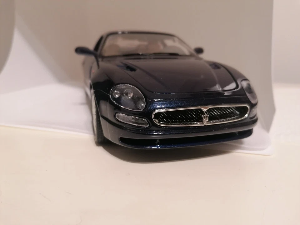 BURAGO MASERATI 3200 GT 1998 COD. 3371 BLUE 1:18  1 / 18 MODEL CAR AUTO ITALY - Immagine 3 di 4